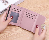 Mini Wallet Women Simple Fashion Patchwork Smart Wallet Lady