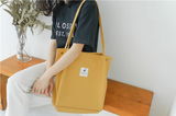 Women Shopping Bags Ladies Canvas Hasp One Shoulder Bags Girls