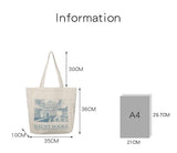 Canvas Shoulder Bag London Daunt Books Daily Shopping Bags