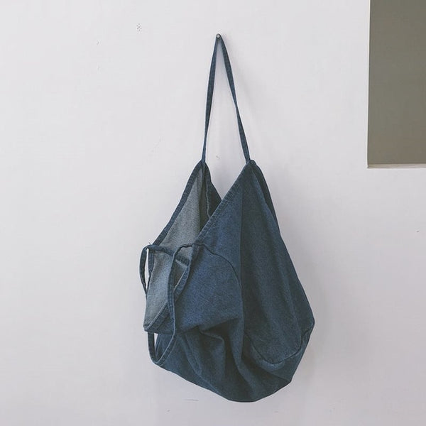 Big Capacity Denim Cloth Bag Original Design