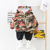 Long Sleeve Letter Zipper Oufit Infant Clothes Baby Pants 1 2 3 4 Years
