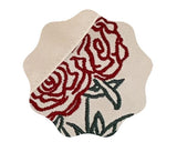 Canvas Bag Embroidery Rose Tote Cotton Cloth Fabric Handbag
