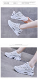 Mesh Sport Shoes White Vulcanized Tennis comfort Walking shoes