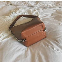 Large capacity Chain bucket Handbags Quality PU leather