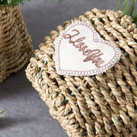 Seagrass Belly Storage Basket Straw Basket