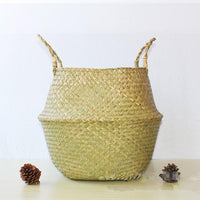 Mini Seagrass Belly Storage Basket Straw Basket Handmade