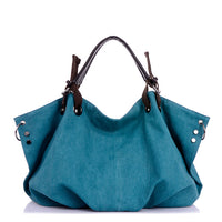 Women Canvas Messenger Bags Solid Shoulder Bag Large Capacity Tote