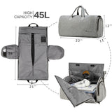 Shoulder StrapDuffel Bag Carry on Hanging Suitcase Clothing Travel Business Bag Multiple Pockets