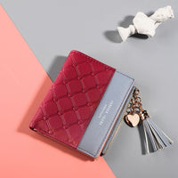 Leather Small Wallet Women Coin Pocket