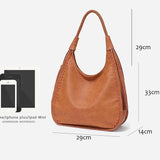 Leather Tassel Big Totes Ladies High Quality Top-handle Bag