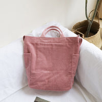 Corduroy Handbag Simple Style Crossbody Bags New