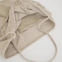 Corduroy Shoulder Bag - Big Tote With 5 Color