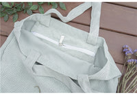 Reusable Folding Corduroy Tote Bag