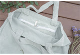 Reusable Folding Corduroy Tote Bag