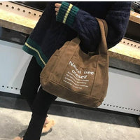 Shopping Bag Simple Canvas Tote