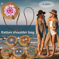 Fashion Handmade Rattan Shoulder Bag For Summer