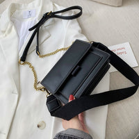 Leather Crossbody Bags Fashion Simple Shoulder Messenger Bag
