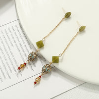 Metal Multicolored Drop Dangle Earrings Jewelry Boho