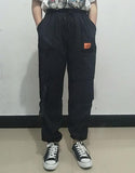 Women's pants embroidery Casual Cargo Pants